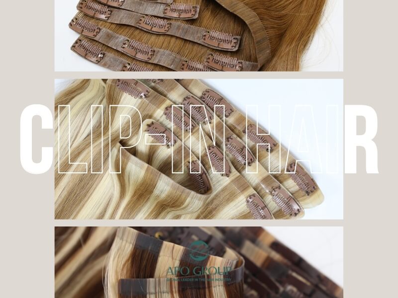 Seamless clip-ins lie flat against the scalp, giving instant volume and length without damage