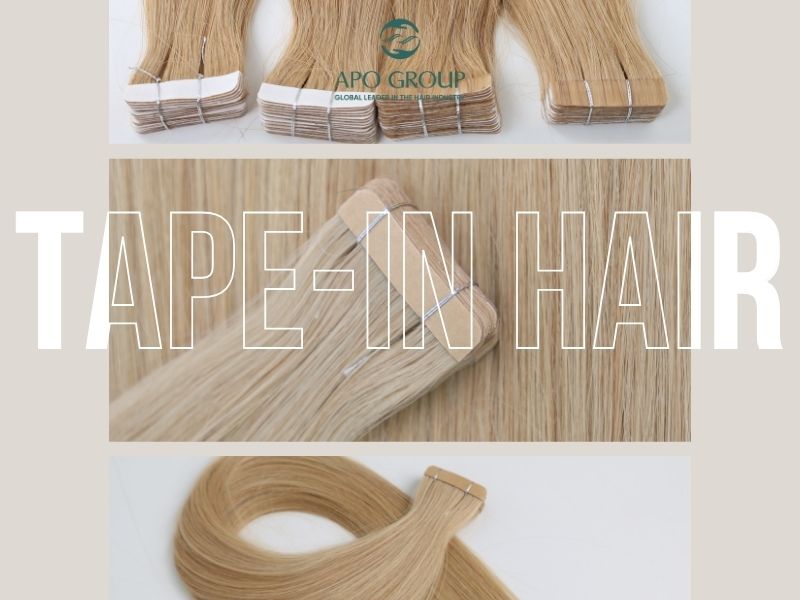 Ultra-thin, invisible tapes that blend seamlessly into natural hair