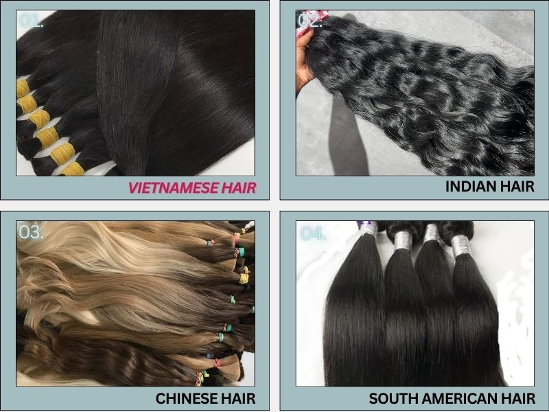 Vietnamese hair offers the best balance of quality