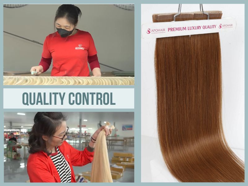 Only qualified hair is packaged and exported