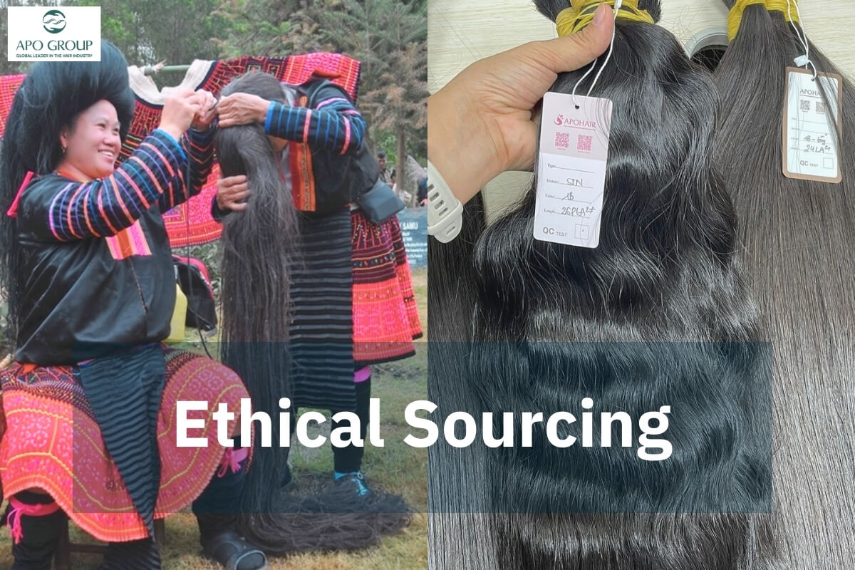 Vietnamese suppliers are known for ethically sourced hair