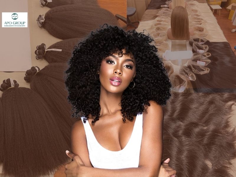 Wigs, bulk hair, and bundles are popular items in the African market