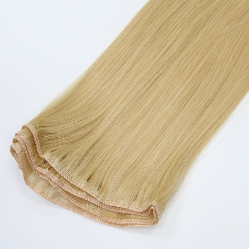 Double Layer Flat Weft Hair Extensions