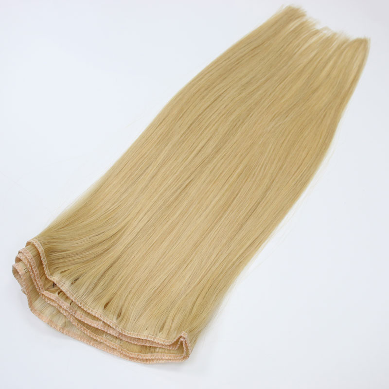 Double Layer Flat Weft Hair Extensions