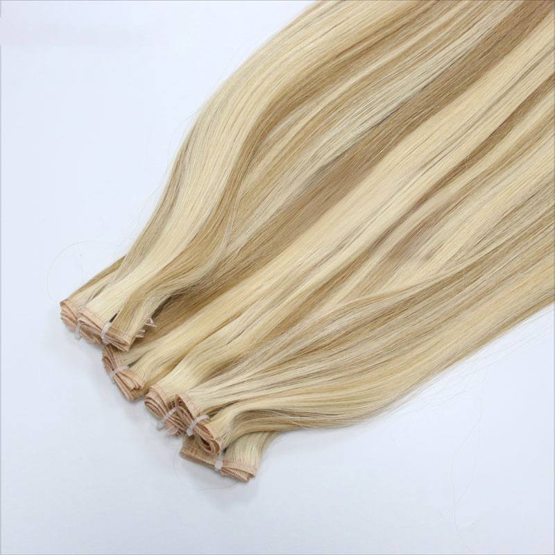 Single Layer Flat Weft Hair Extensions