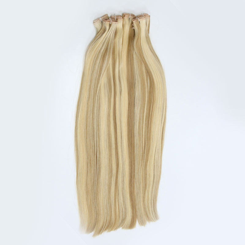 Single Layer Flat Weft Hair Extensions