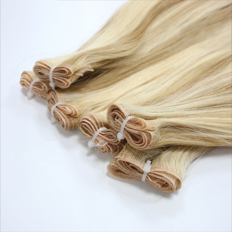 Single Layer Flat Weft Hair Extensions