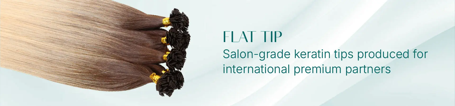 Types of Keratin Hair Extensions Category Banner