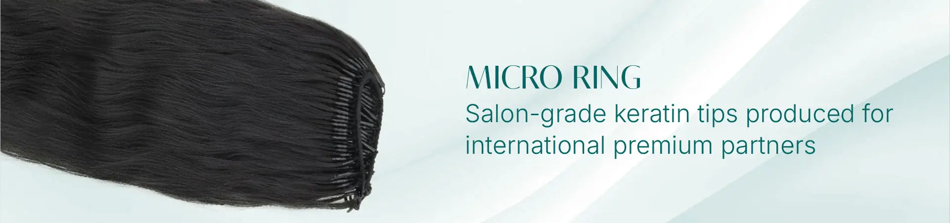 Types of Keratin Hair Extensions Category Banner