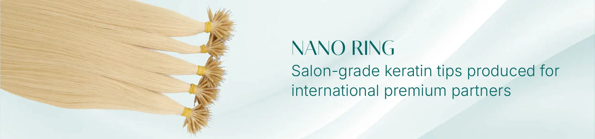 Types of Keratin Hair Extensions Category Banner